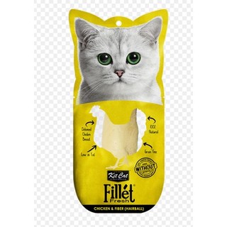Phi lê Kitcat gà/cá cho mèo 30g