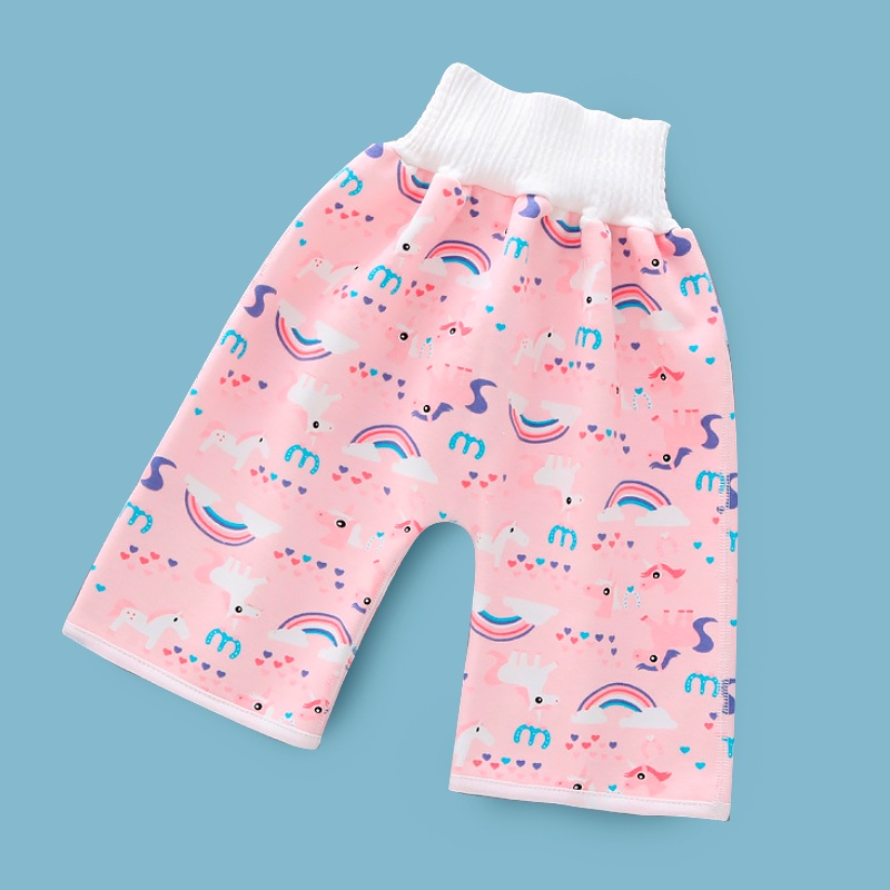 Quần & váy tả tập đi bằng vải dành cho bé  thấm hút nước tốt ,chống tràn AUPP
