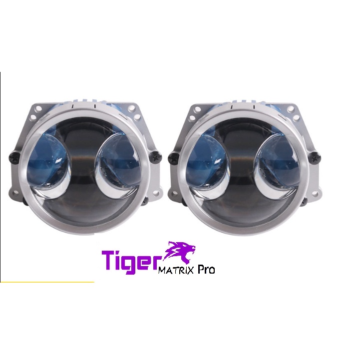 Đèn pha bi cầu led TIGER MATRIX PRO trợ pha laser 70w