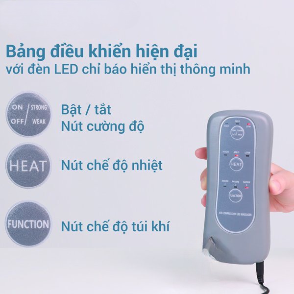 Máy mát xa chân cơ bắp đau bụng giãn tĩnh mạch tự động nhào dụng cụ xoa bóp điện cho người già tạo tác