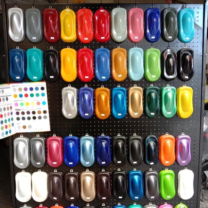 Sơn xịt Samurai đủ loại màu Sơn lót, sơn bóng, sơn chịu nhiệt, sơn pô, sơn chống cháy, sơn xịt xe máy cao cấp