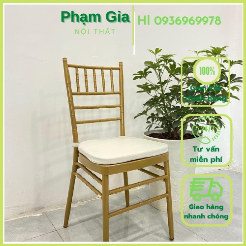 Ghế tiffany nhà hàng , tiệc cưới ngoài trời