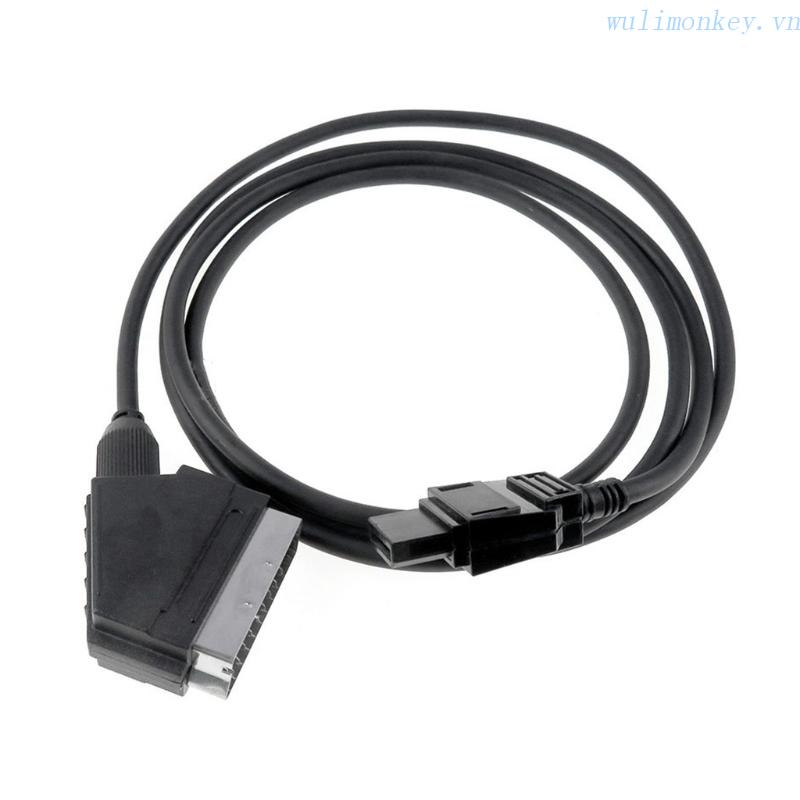 Dây Cáp Kết Nối Video 1.8m / 3.0m RGB Scart Cho Máy Chơi Game NES 5.9FT / 9.8FT Connec