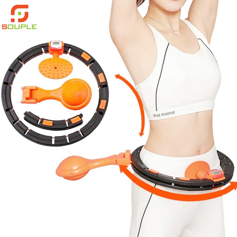 Vòng Lắc Eo Giảm Mỡ Bụng Tại Nhà Hula Hoop Thông Minh Có Bộ Đếm Số Tự Động. Hàng Chính Hãng SOUPLE.