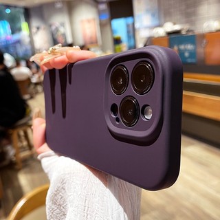 Ốp Điện Thoại Silicon Mềm Chống Sốc Bảo Vệ Camera Cho iPhone 11 12 13 14 Pro MAX 14PLUS