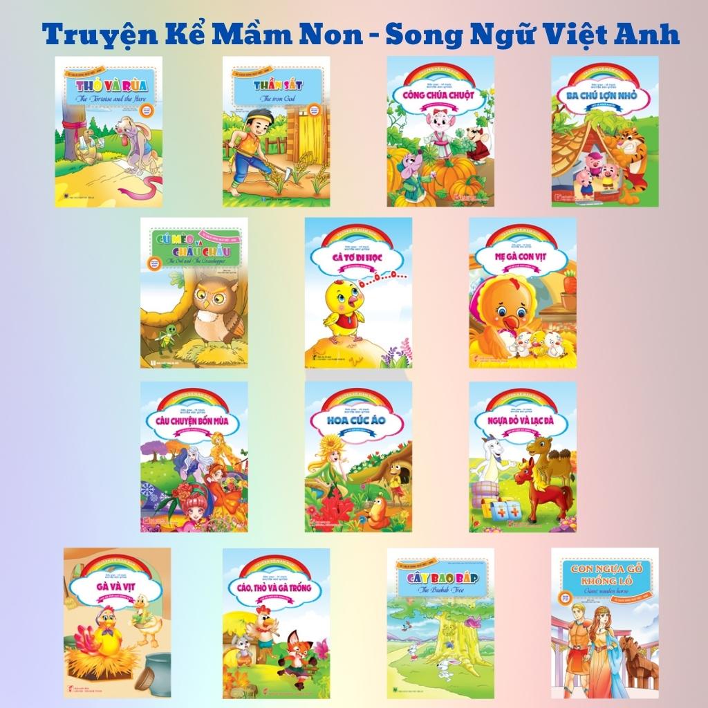 Sách - Truyện Kể Mầm Non Song Ngữ Việt Anh - Dành Cho Thiếu Nhi (Lẻ Tùy Chọn)