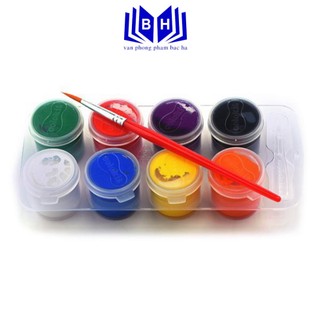 Bộ 8 lọ màu nước thiên long waco-c06 - vỉ 8 màu nước