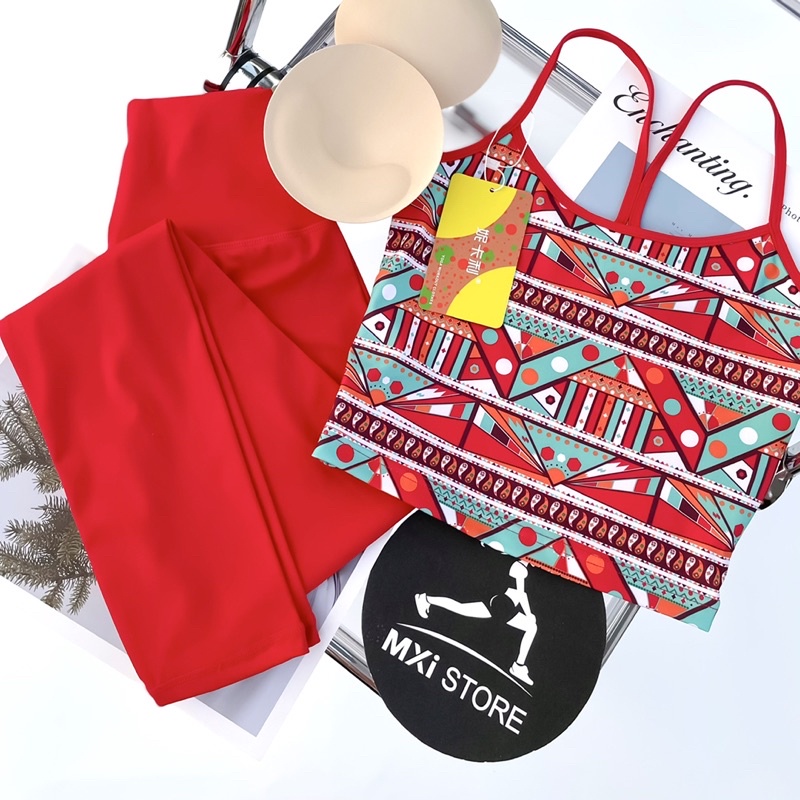 ĐỒ TẬP YOGA_GYM SET HOẠ TIẾT