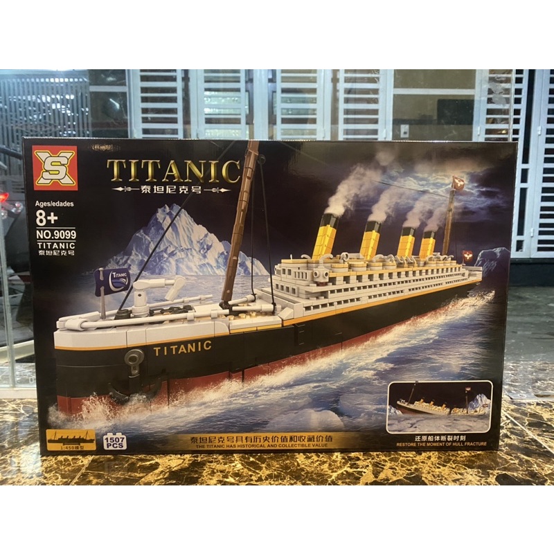 9099 Mô hình Tàu Titanic 1507 chi tiết