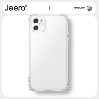 Ốp lưng JEERO mềm chống bẩn chống sốc Cho iPhone 14 13 12 11 Pro Max SE 2020 X XR XS 8 7 ip 6S 6 Plus YCS5
