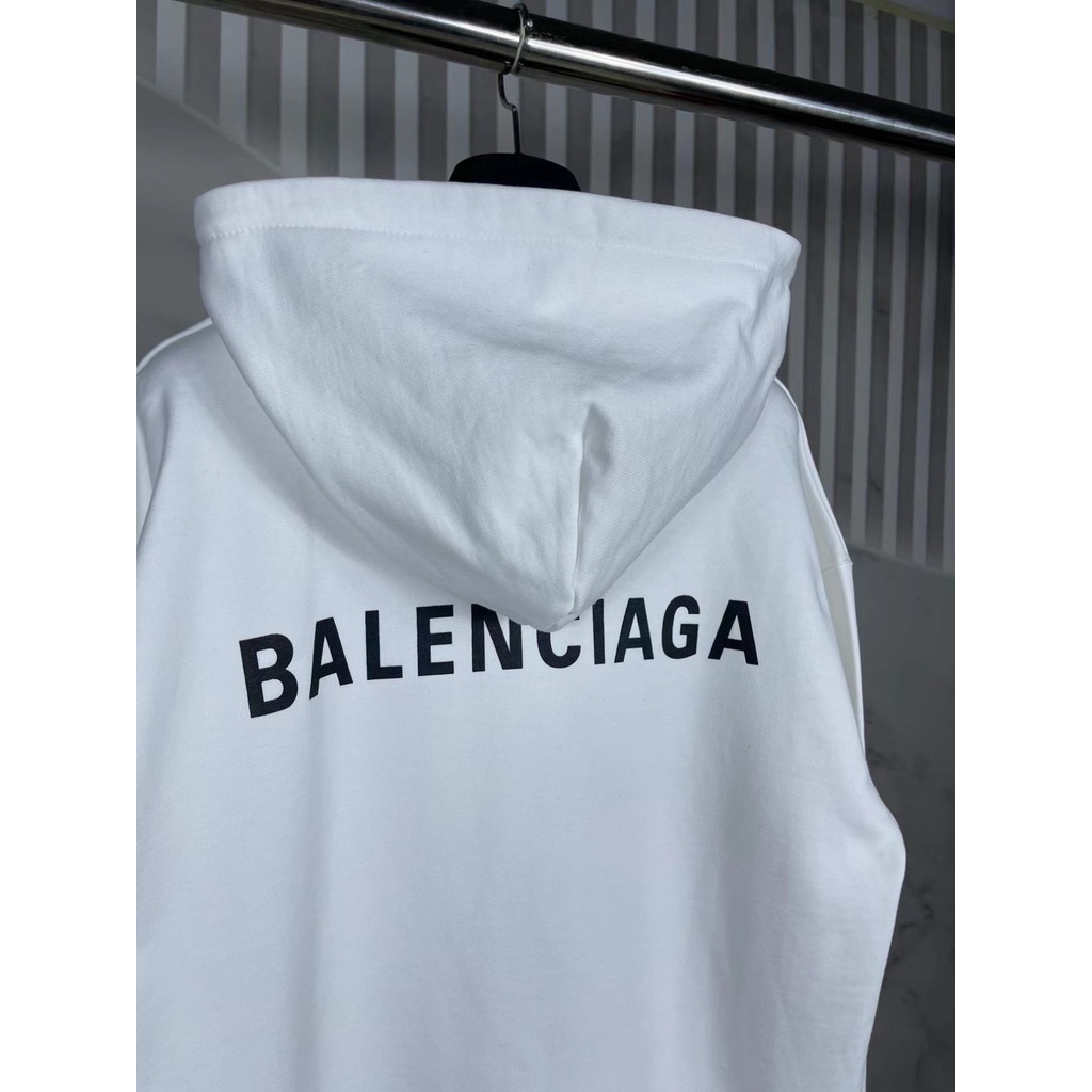 Áo Hoodie In Chữ Balenciaga Cổ Điển Thời Trang Cho Cặp Đôi