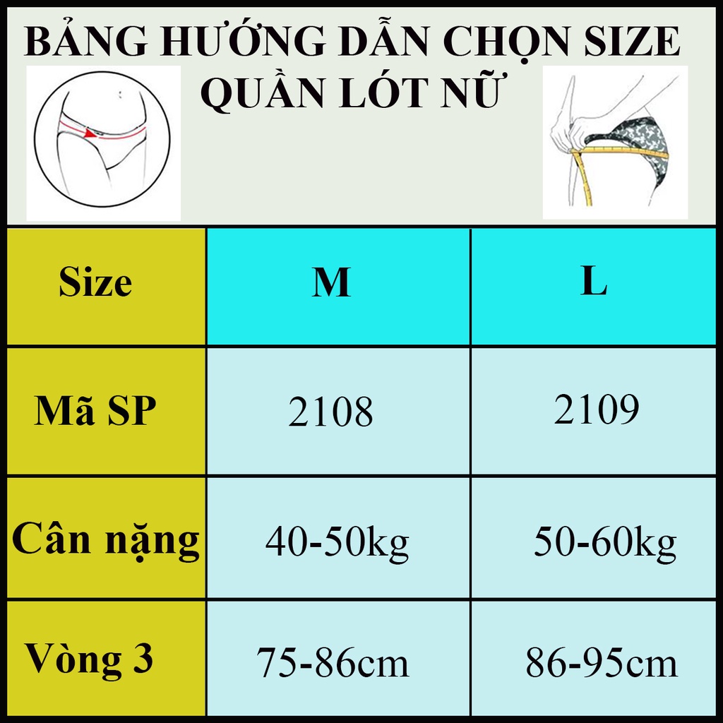 Combo 10 Quần lót nữ Thái Lan vải cotton co dãn 4 chiều sịp nữ cao cấp