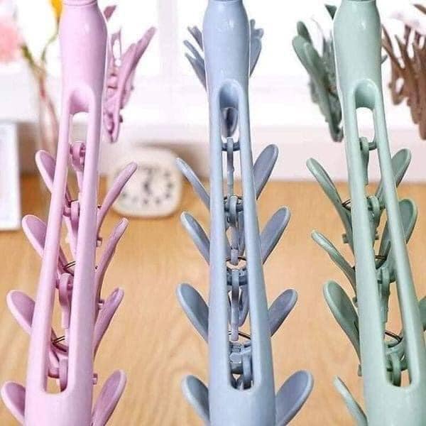 Combo 02 móc treo kèm kẹp bằng nhựa