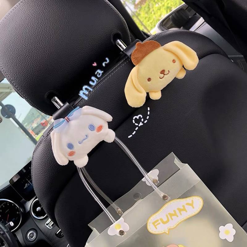 Car Seat Back Row Hook Cute Multifunctional Car Clow M Cinnamoroll Babycinnamoroll Car Hook Interior Decoration Supplies 80Hd