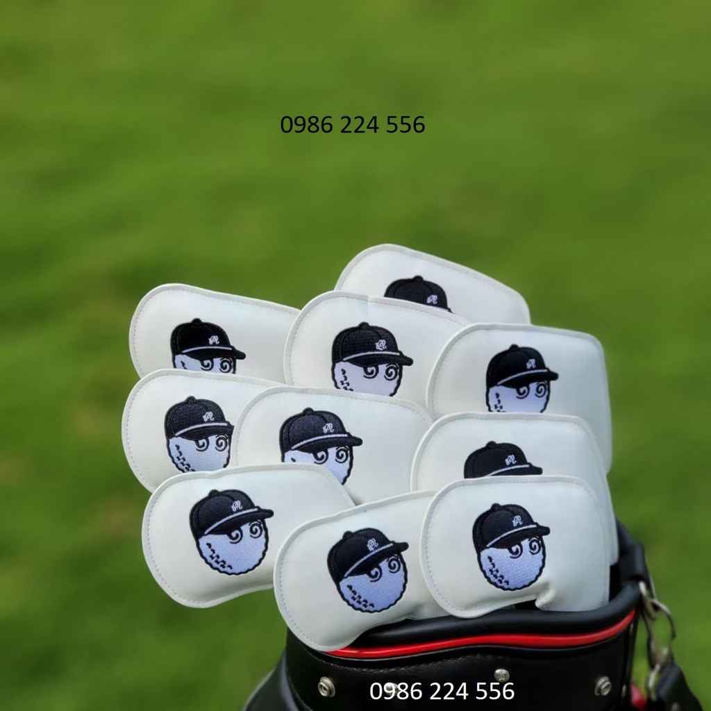 Bọc đầu gậy golf malbon cover gậy gỗ 1 3 5 recuse da PU cao câp