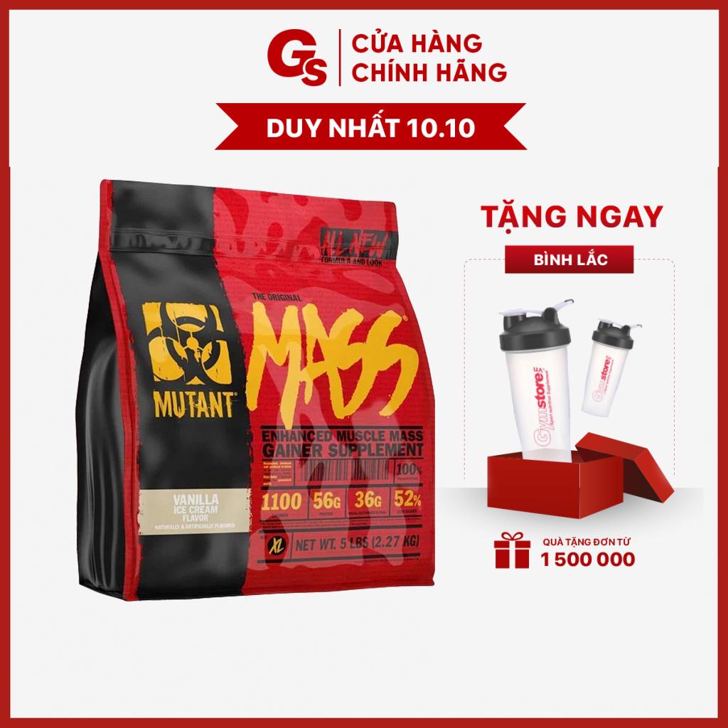 Sữa tăng cân nạc Mutant Mass, 5 Lbs (2.23 kg) - hỗ trợ tăng cân nhanh cho người gầy