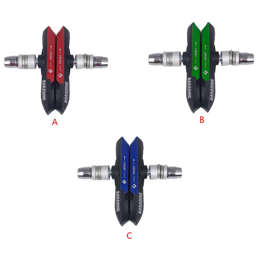 1 Cặp Má Phanh Xe Đạp Leo Núi Braking V / - Khối Cao Su