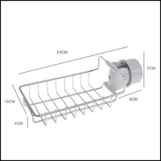 Khay inox gắn vòi rửa chén