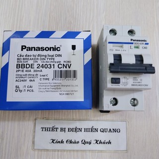 Cầu dao, Aptomat chống giật 20A,32A , 40A Panasonic ( chính hãng)