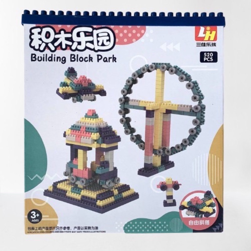 Đồ chơi xếp hình - Đồ chơi lego 520 chi tiết - Giúp bé phát triển tư duy - Mẫu mới nhất MIFFA