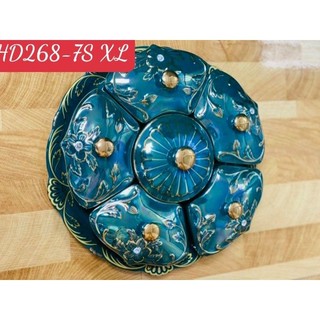 Khay đựng mứt sứ cao cấp