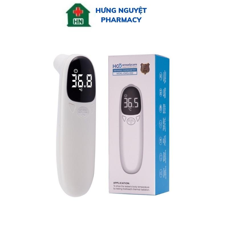 Nhiệt kế điện tử hồng ngoại Wreadycare cảm ứng đo trán, đo tai độ chính xác cao