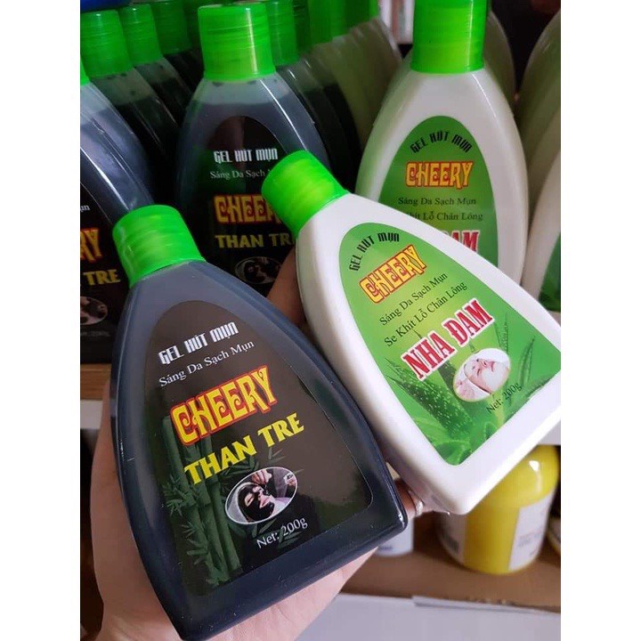 Gel lột mun than tre và nha đam CHEERY 200gr