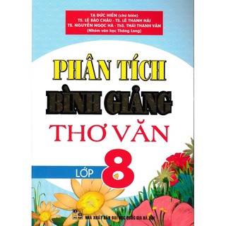 Sách- phân tích bình giảng thơ văn 8