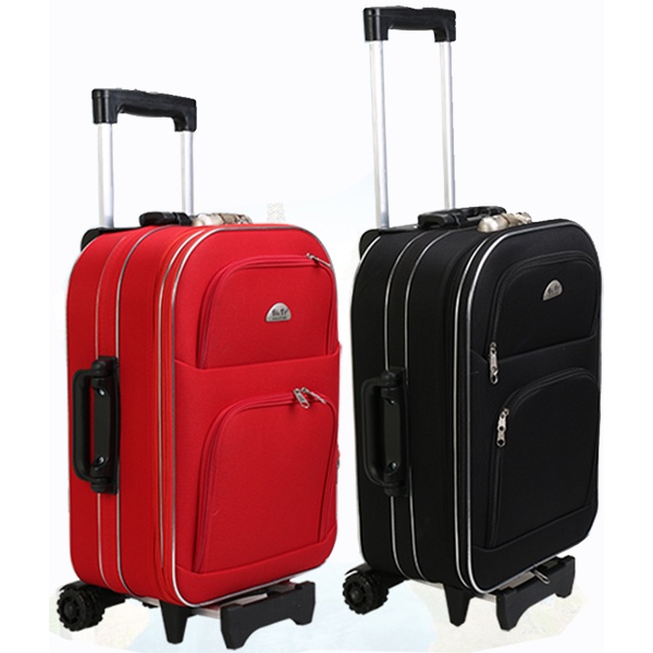 Vali Du Lịch Kéo Tay BI& TI Màu Đỏ Đô có nắp 20 và 22 Inch