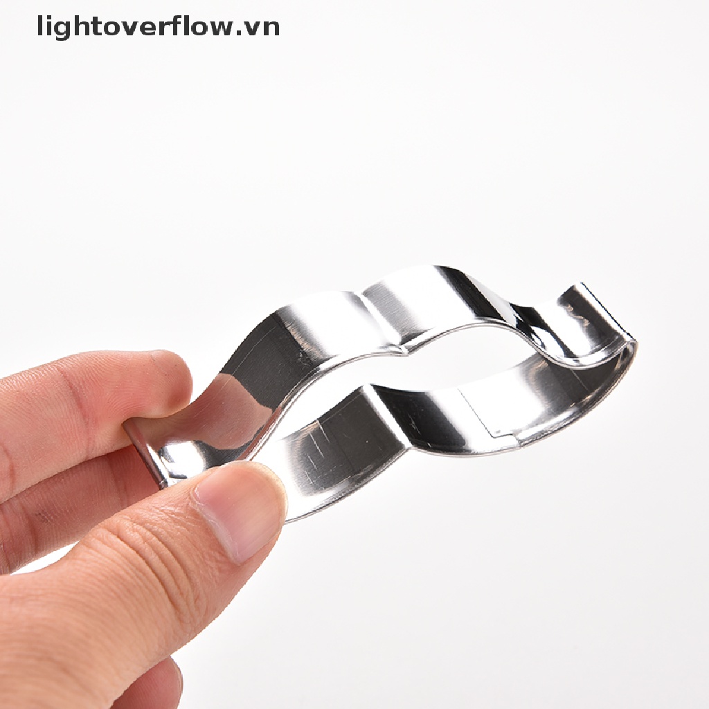 Khuôn Cắt Bánh Quy Hình Ria Mép Bằng Thép Không Gỉ