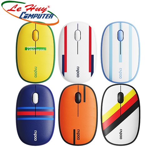 Chuột không dây Rapoo M650 Silent Bluetooth (Worldcup)