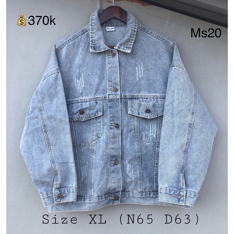 ÁO KHOÁC DENIM JEANS 2HAND CÓ SẴN