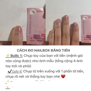Nailbox Thiết Kế Đỏ Đen