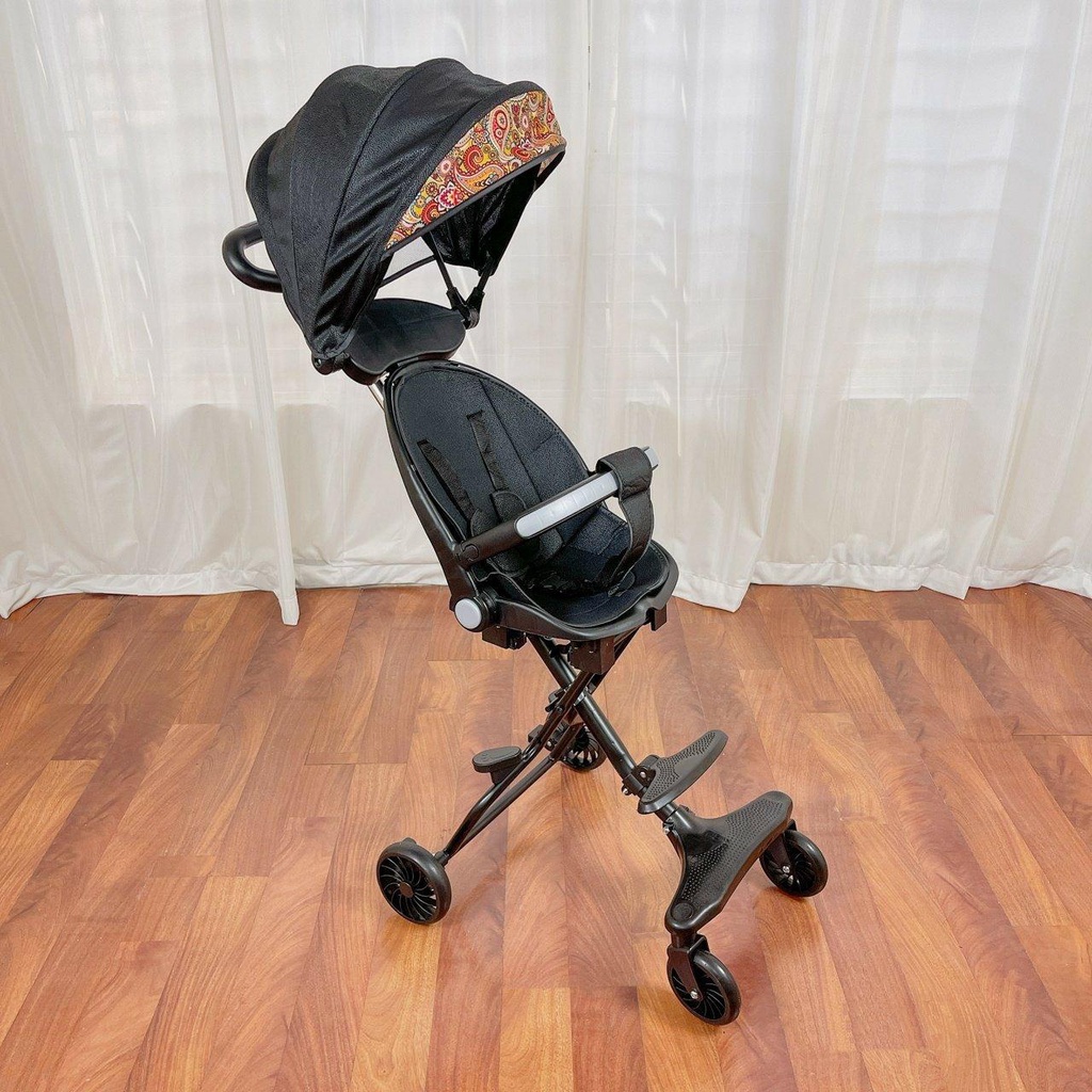 XE ĐẨY NGÃ NẰM GẤP GỌN M8 MẪU 2023