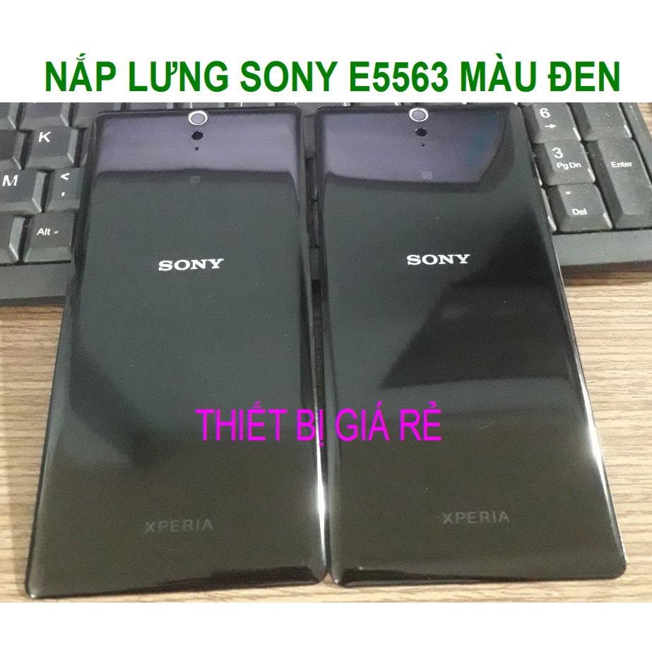 NẮP LƯNG SONY E5563 MÀU ĐEN