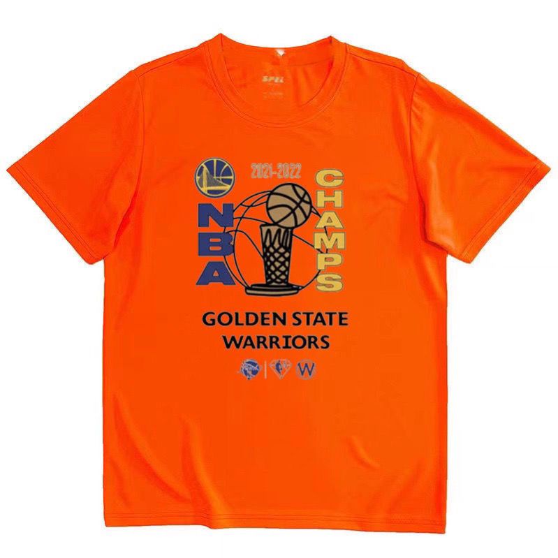 Warriors Áo Thun Tay Ngắn Phối Lưới Thoáng Khí Nhanh Khô Phong Cách Đội Bóng Rổ NBA