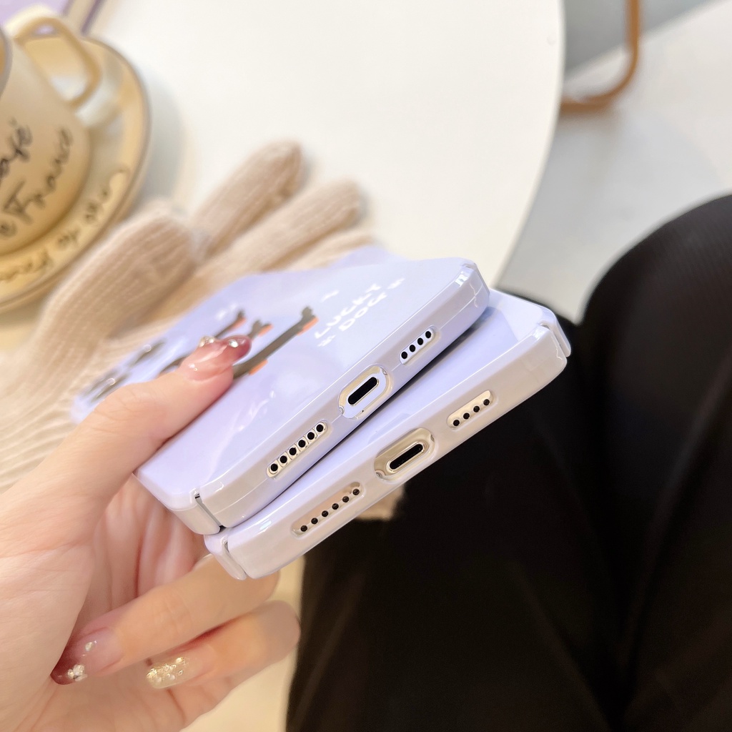 Ốp Điện Thoại Họa Tiết Ba Chú Chó Dachshund Cho iPhone14ProMax iP13Pro XS iPhone11 12Promax 13Promax 11 12 13 14