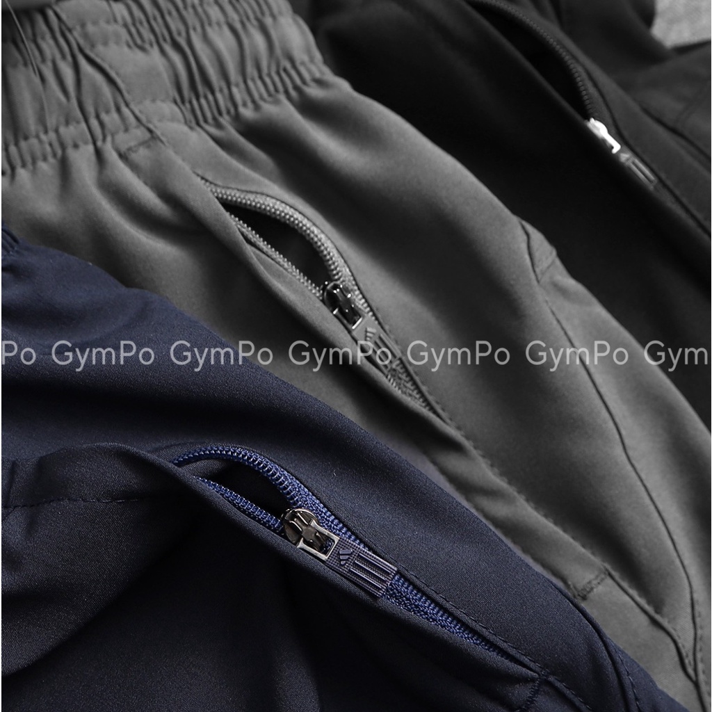 Quần Thể Thao Nam  Dù 3 Sọc Hông Siêu Thoải Mái