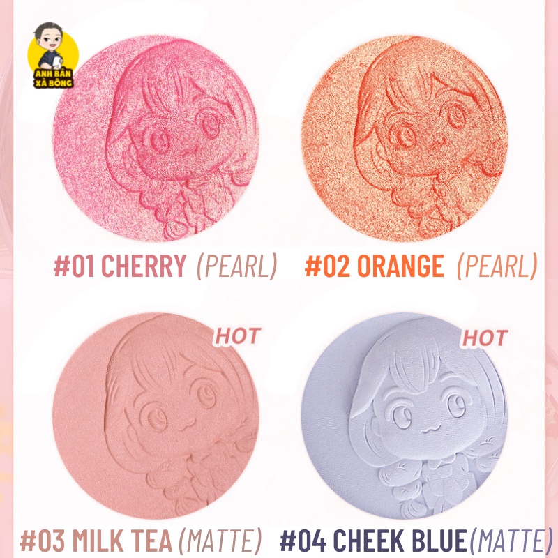 Phấn Má Hồng WODWOD Light Transparent Gradient Blush Powder W926