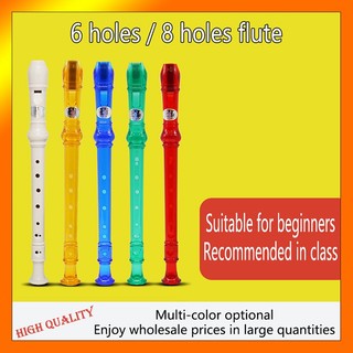 Sáo nhựa ghi âm 6 lỗ 8 lỗ dành cho học sinh