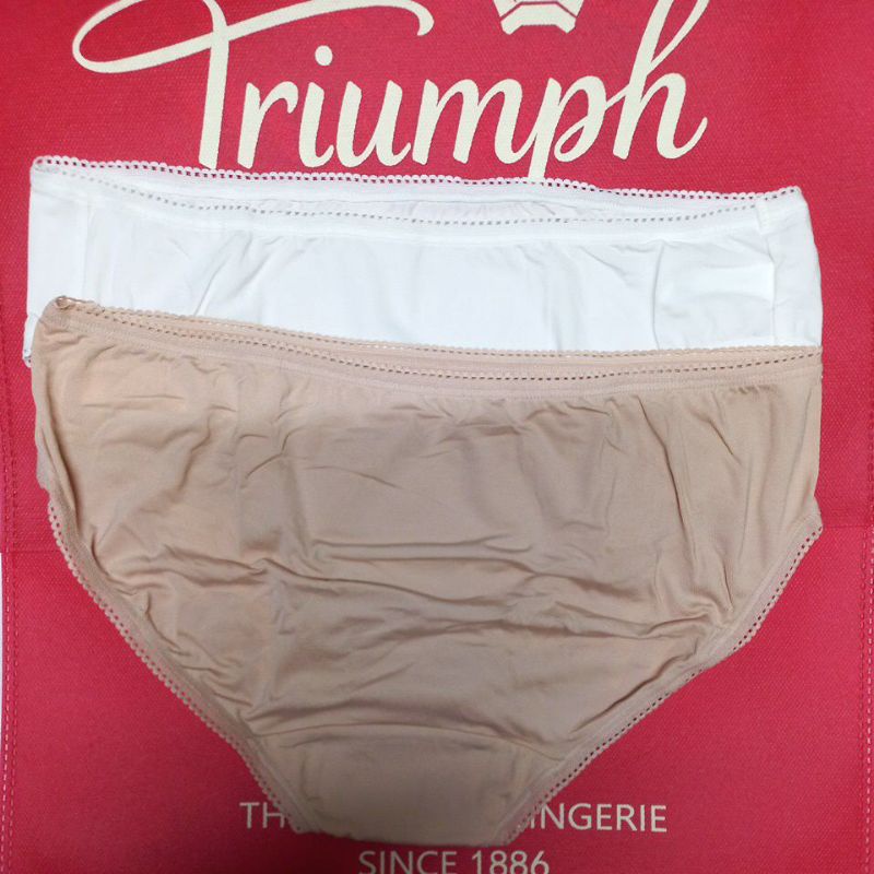 Quần lót nữ Triumph SLOGGI SHINE MINI màu trắng, da size M,L