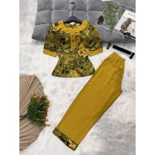 Bộ trung niên cho mẹ lụa mango cao cấp