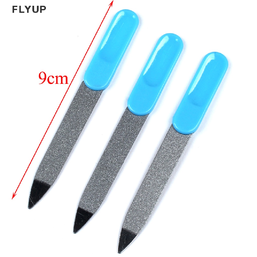 Bộ 2 Cây Dũa Móng Tay Bằng Thép Không Gỉ Hai Mặt