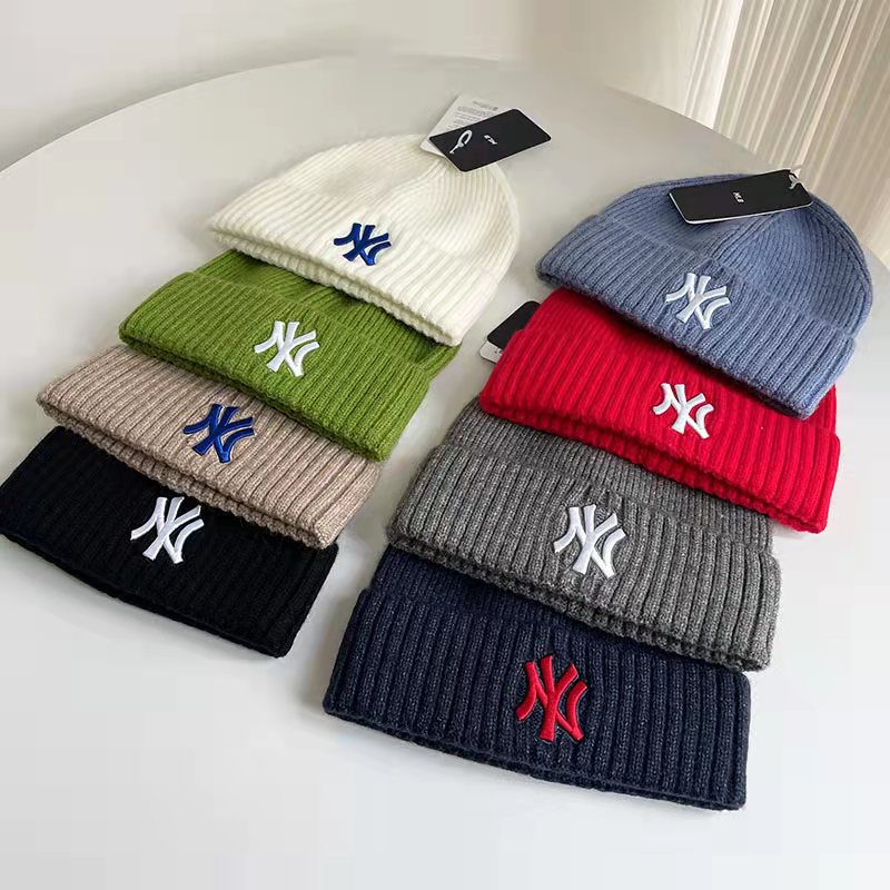 Mũ Len Beanie Nữ Nam Cotton Mềm Dệt Kim Phong Cách Hàn Quốc Dành Cho