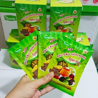 Bột Rau Câu Giòn Agar Rovin (Gói 25g)