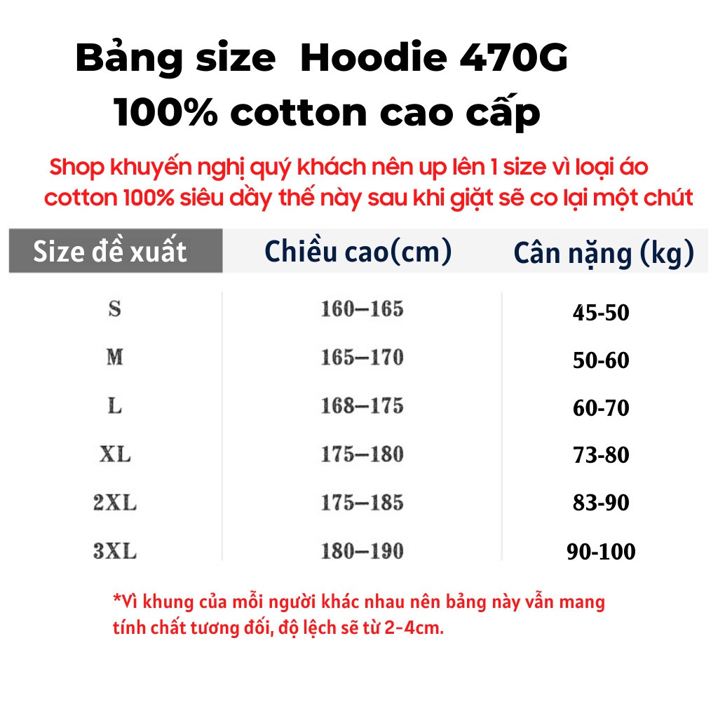 470G Hoodie Max Xịn Dòng Cao Cấp "18 Màu" - Form Unisex Định Lượng 470gsm - Áo Hoodie Nam Nữ siêu dầy ~1kg