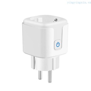 Yin for smart socket eu 16a/20a ac100-240v wifi for smart plug power outlet for home voice control for tuya for smart