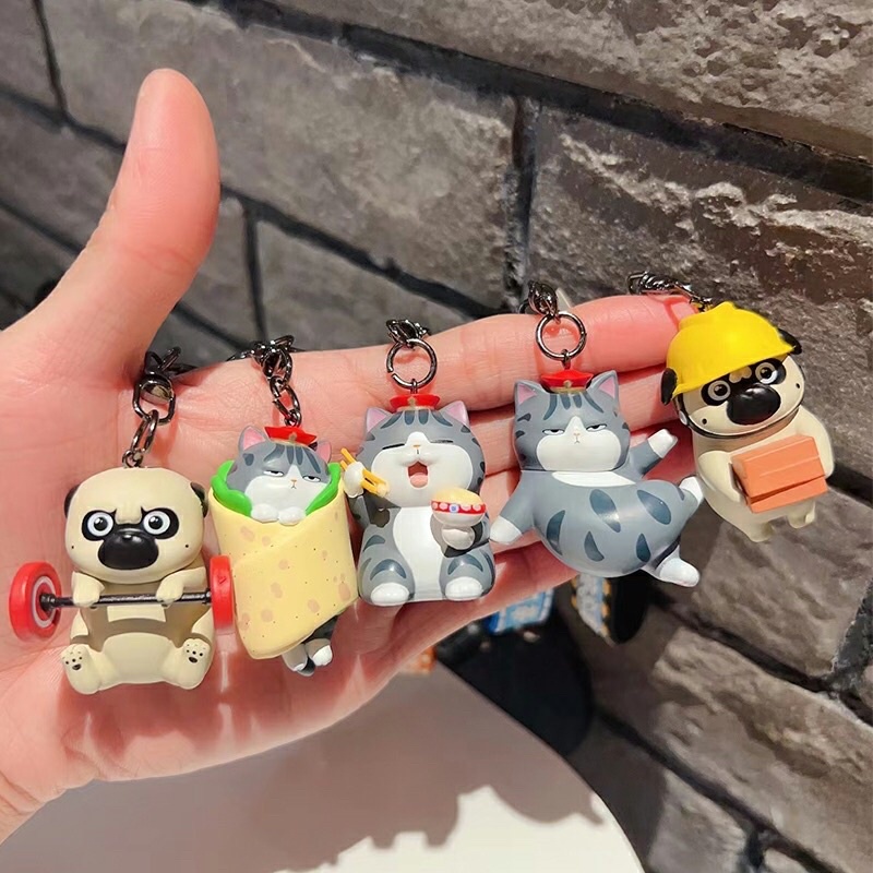 Móc Khóa Cute Mèo Hoàng Thượng Kèm Quà Tặng