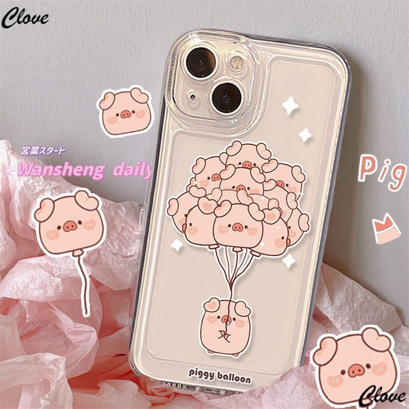 Ốp Điện Thoại Chống Sốc In Hình Heo / Nữ Hoạt Hình Cho Iphone1 14 xr7 148P xsiPhone148p 11 13Promax
