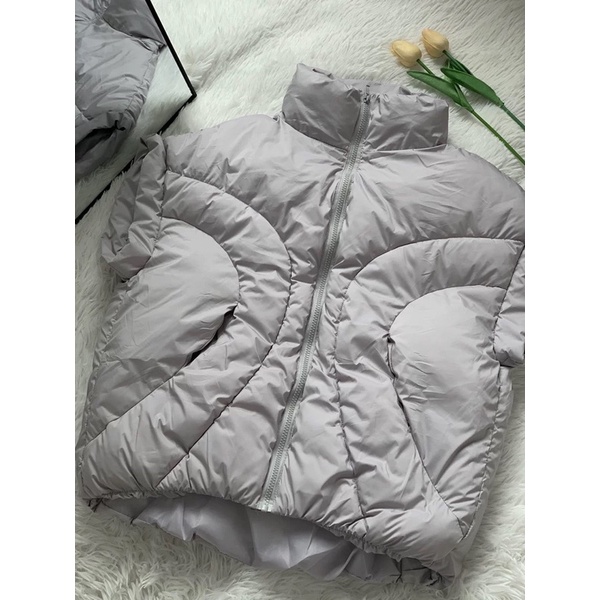 Áo gile phao cánh rơi phong cách Hàn